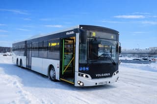 Russia's Longest Single Bus Volgabus-627001 Begins Carrying Passengers to Domodedovo Airport