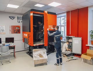 Un simulador único del tractor Belarus 3522 instalado en la Universidad Agraria Estatal de Altái (AGAU); no hay otro igual en Rusia