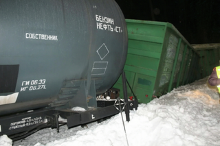 Three train cars derailed in Perm