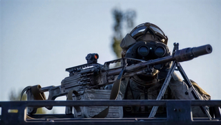 Kord and NSV machine gunners withdrawn from the affected area thanks to "Truffle"