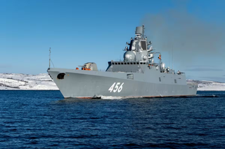 Hypersonic "Zircon" carrier "Admiral Golovko" practiced artillery firing in the Barents Sea