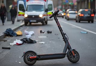 Las videocámaras ayudaron a encontrar a los adolescentes en patinete eléctrico que atropellaron a un pensionista en Moscú