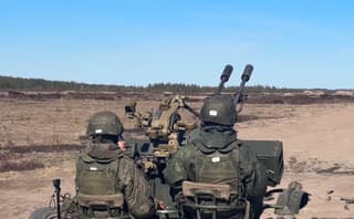 The ZU-23-2, developed in the USSR, did not fail: mobile fire groups fired at mock enemy UAVs at a training ground in the Leningrad Military District