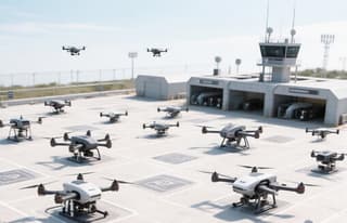 Droneport for interceptor UAVs developed by Almaz-Antey Air and Space Defence Corporation