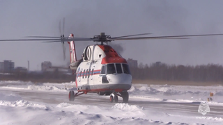 El EMERCOM despliega un escudo aéreo ártico con helicópteros Mi-38PS