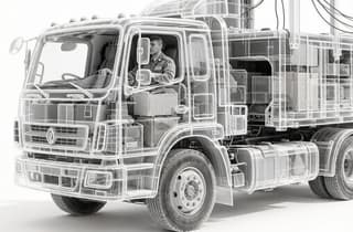 Illuminates trucks, tractors, and road trains: Rostec developed the ST-2640 inspection complex