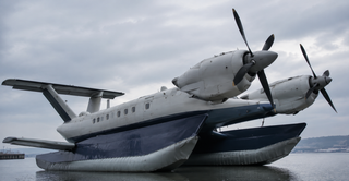 Russia creates "Orion-25" ekranoplan with folding wing and acceleration up to 140 km/h