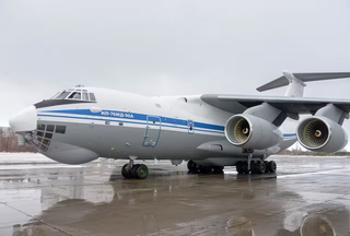 New Il-76MD-90A transport aircraft built in Russia