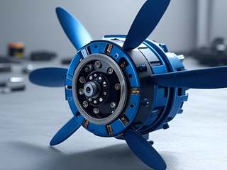 Motor síncrono con rotor magnetizado para drones creado en Russia