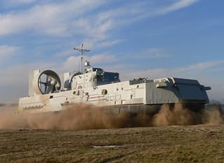 El modelo del buque anfibio del proyecto 12061E "Murena-E", que Corea del Sur adquirió en la década de 2000, fue exhibido en Kronstadt