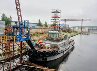 Четвёртый буксир ледового класса «Кулой» проекта Т3150-ЗД спустили на воду в Зеленодольске