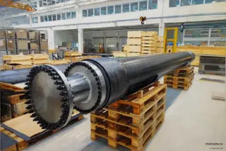 En Russia, se ha creado un eje naval de 300 kilogramos, tres veces más ligero que sus análogos alemanes