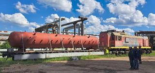 Un tambor de 58 toneladas para la nueva caldera de vapor fue entregado a la Ufimskaya TPP-3