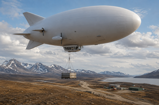 Giant airships with a carrying capacity of up to 50 tons may appear in Russia