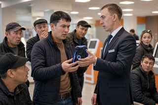 The Ministry of Internal Affairs proposed obliging migrants to buy phones with an electronic profile upon entering the Russian Federation