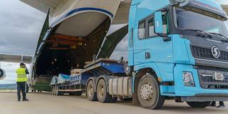 Сверхтяжёлый десант: Ан-124-100 привёз в Забайкалье из Турции 80 тонн оборудования