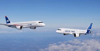 El SJ-100 pierde frente al Airbus A220-100 en varios parámetros clave