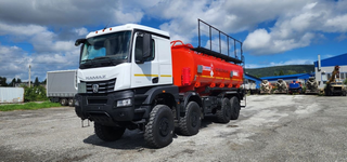 8×8 и 560 л.с: КамАЗ показал топливозаправщик для бездорожья