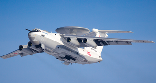 A-50U AWACS aircraft cut off "Flamingo" missiles