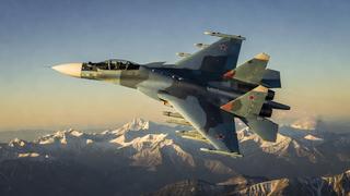 Su-30SM forced to engage BECs at close range