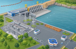 La central hidroeléctrica Nizhne-Zeyskaya de 428 MW: RusHydro mostró un modelo en el FEF