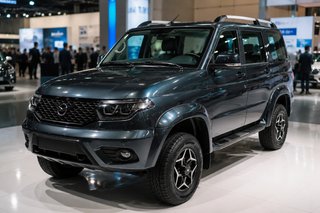 UAZ prepara un nuevo "Patriot X": diésel, caja de cambios de 6 velocidades y nuevo volante
