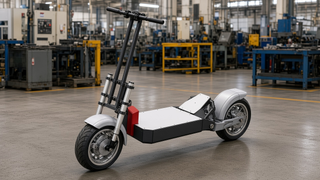 Electric Motor Removed from Wheel: KNITU-KAI Patented an Unusual Electric Scooter