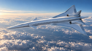 Zhukovsky NRC showcased a supersonic aircraft with 4 engines and a "floating" wing
