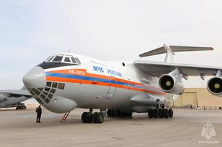 El Il-76 extinguió incendios en Serbia a +40°C y visibilidad cero