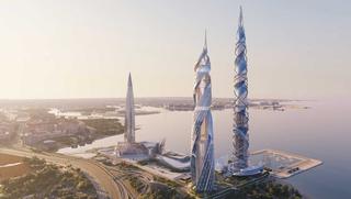 "Lakhta Center 3" Approved: Third 555-Meter Tower for St. Petersburg Passed Expert Review