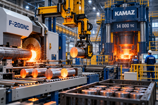 КамАЗ готовит пресс на 14 000 тс: зачем грузовому автопрому понадобилась новая кузнечная линия