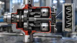 Rostov engineer patented a two-stroke internal combustion engine with rods for accumulating elastic energy