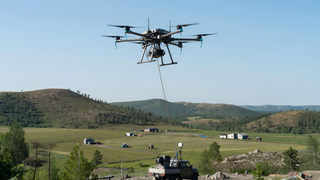 Drones con cable de MTS proporcionarán LTE a 15 km durante tres días