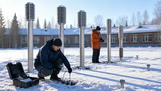 Площадку для испытаний термостабилизаторов на мерзлых грунтах открыли в ТГАСУ