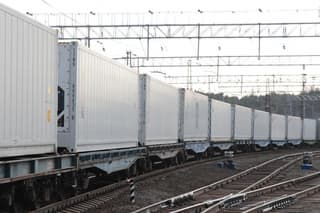 The first container train has left Chelyabinsk for India