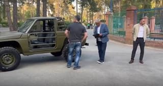 Newest Russian buggy 'Arta' based on Niva Legend presented to the mayor of Togliatti and the governor of the Samara region