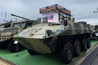 Представлен усовершенствованный БТР-82А – с повышенной бронезащитой и пушкой 2А72