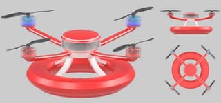 A shipborne drone with the ability to land on water and deck is being developed in Russia