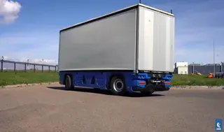 The new unmanned truck "Chelnok" from KamAZ is close: its logo has been patented