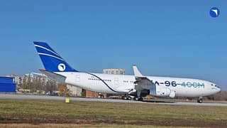 Nuevo avión de pasajeros ruso Il-96-400M probado en vuelo
