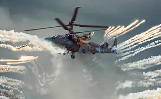 El helicóptero de combate Ka-52 impresionó a los estadounidenses en el Dubai Airshow