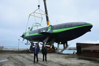 Мощная и быстрая: в Крыму спустили на воду пятую «Комету 120М» проекта 23160
