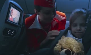 En los aviones de Aeroflot aparecieron sistemas de entretenimiento rusos