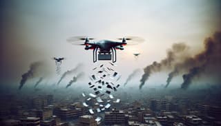 Thousands of leaflets and shells - Russian drones have been taught to drop a new cargo
