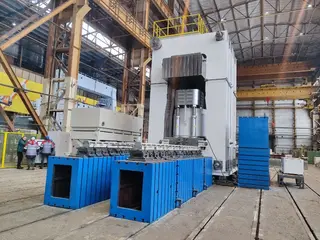 Russia releases first giant machine tool for stamping parts for aircraft enterprises