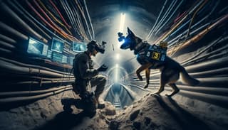 Perros de servicio del Ministerio de Emergencias de Rusia recibirán dispositivos FPV para una interacción eficaz