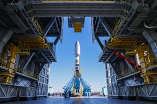 Ready to launch - a rocket for the Meteor-M No. 2-4 satellite assembled at Vostochny