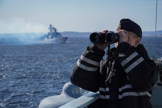 Севфлот РФ провёл учебные стрельбы в Баренцевом море