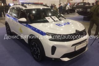Citroen C5 Aircross превратили в автомобиль для военной автомобильной инспекции