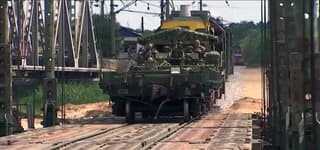 Escudo para escalones militares y trenes civiles: cómo funciona el tren especial ruso "Volga"